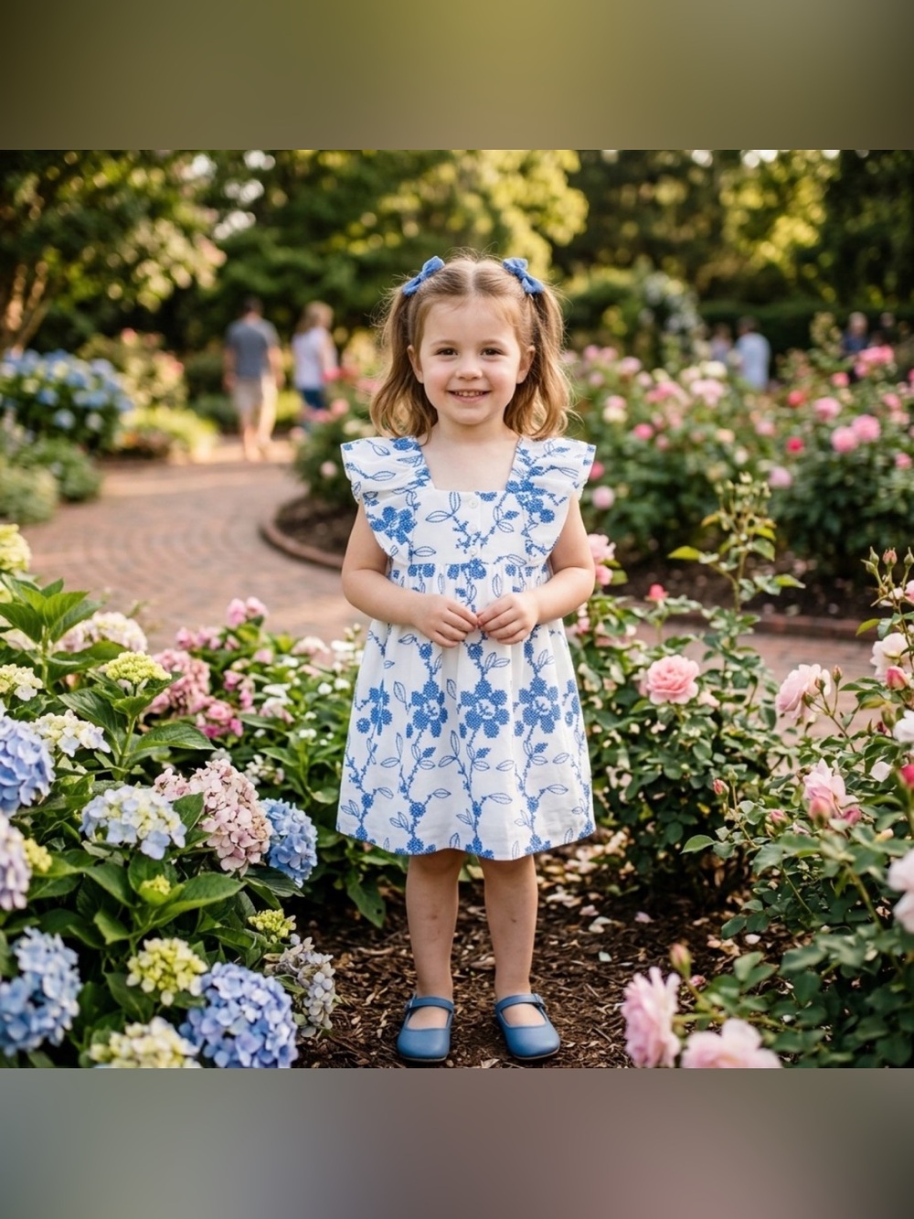 ZARA Girls Embroidered Dress